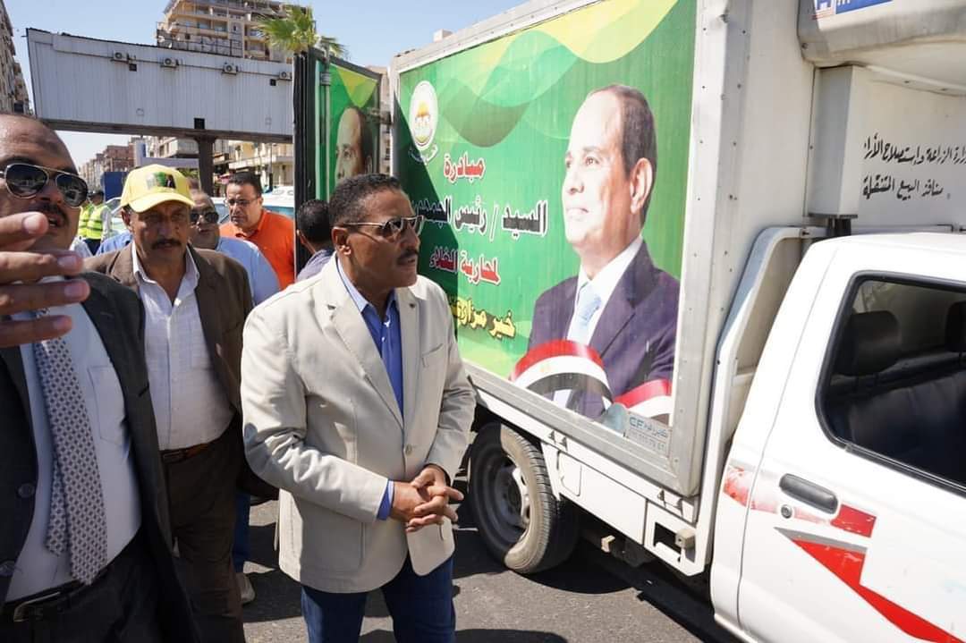 قافلة مواد غذائية.. لأهالى مطروح