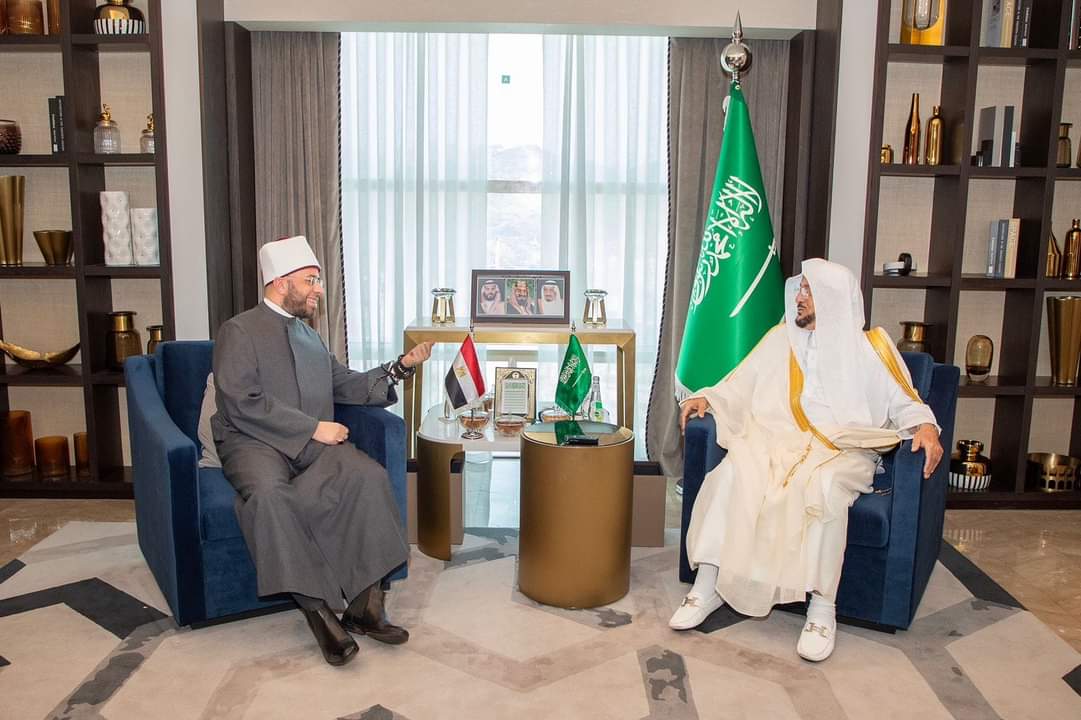 وزير الشئون الإسلامية والدعوة والإرشاد السعودى يستقبل وزير الأوقاف