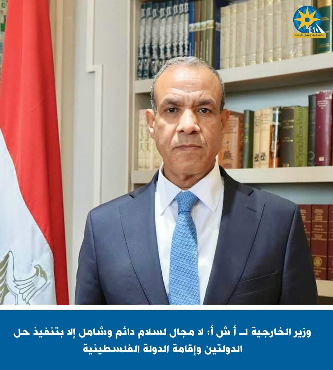 وزير الخارجية : لا مجال لسلام دائم وشامل إلا بإقامة الدولة الفلسطينية