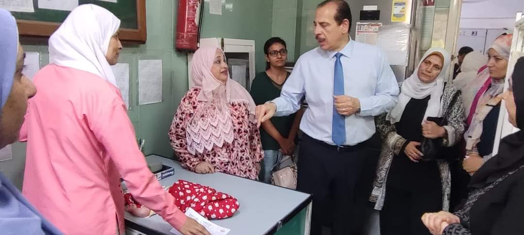 نائب وزير الصحة يتفقد مركز طبي الزهراء بعين شمس