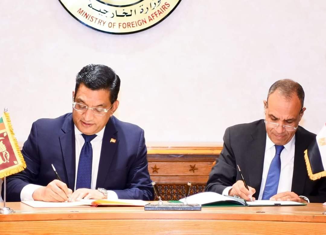 د. بدر يجرى مشاورات سياسية مع وزير خارجية سريلانكا