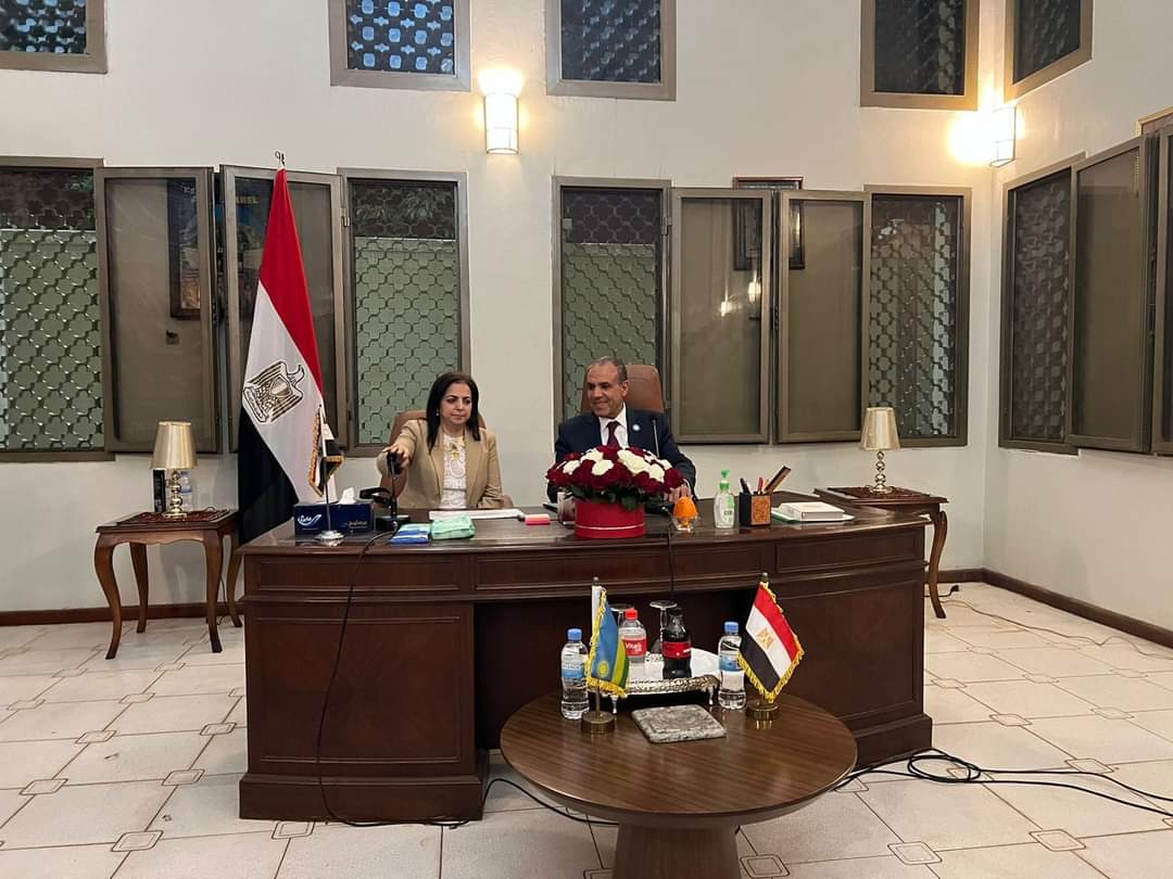 وزير الخارجية يلتقى مع عدد من ممثلى الجالية المصرية فى رواندا