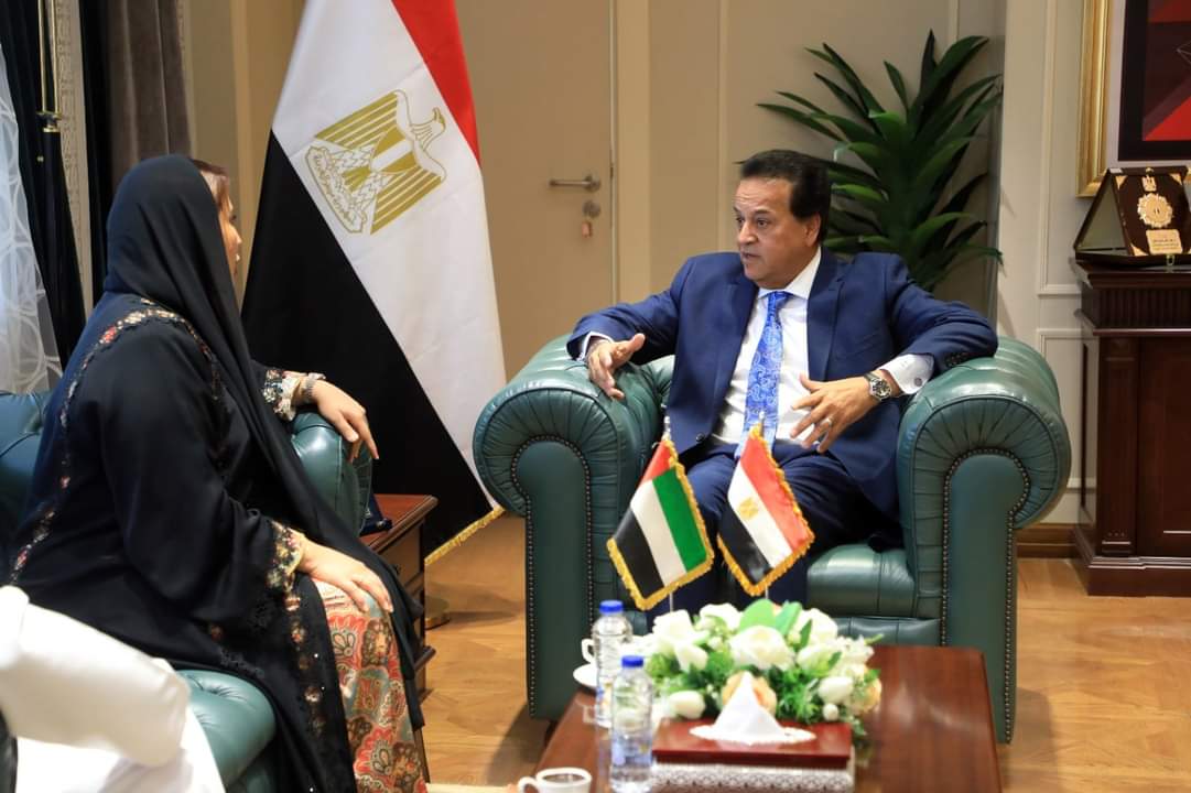 نائب رئيس مجلس الوزراء يبحث مع السفيرة الإماراتية بالقاهرة التعاون المشترك فى القطاع الصحى 