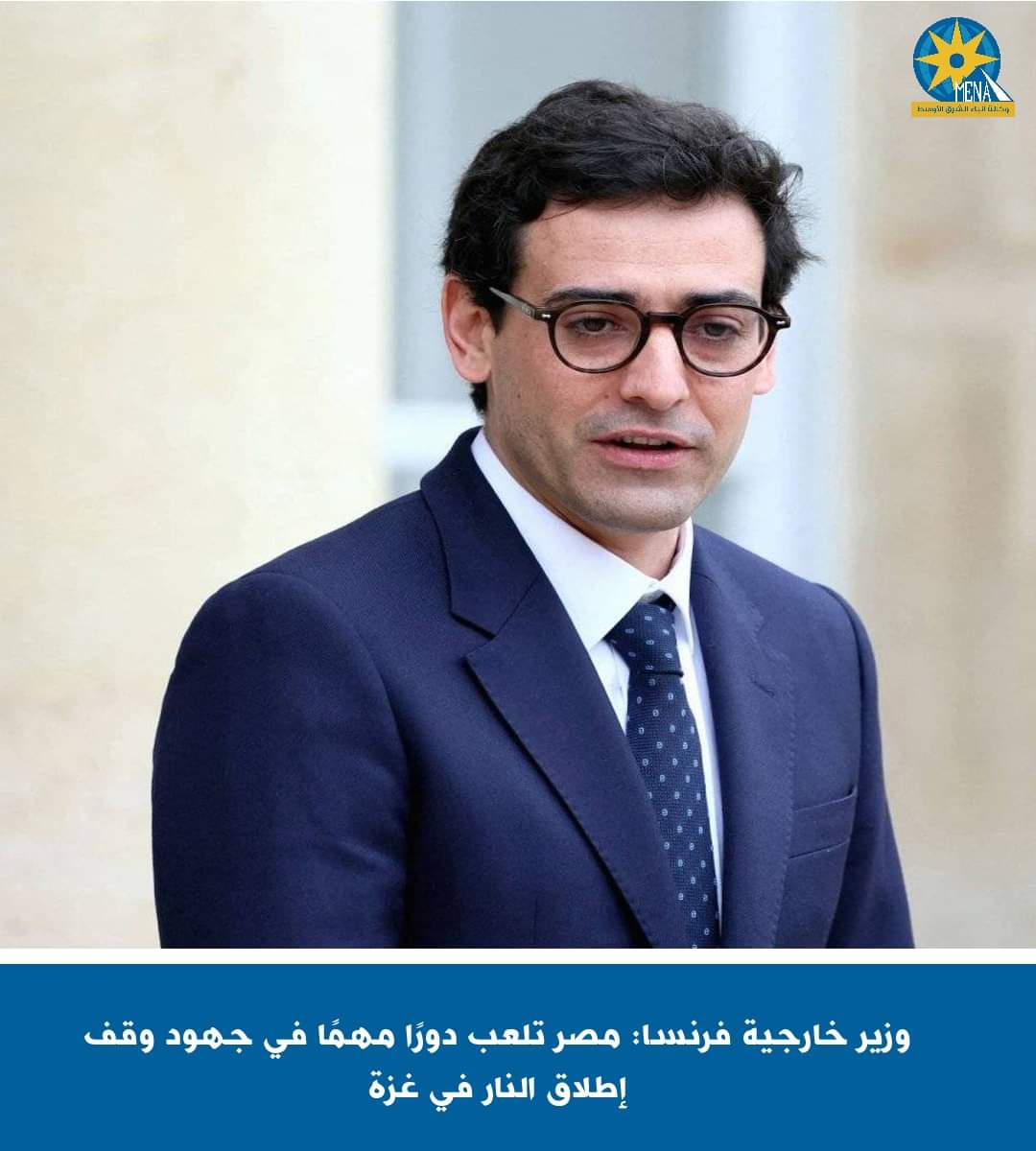 وزير خارجية فرنسا: مصر تلعب دورا مهما فى جهود وقف إطلاق النار بغزة