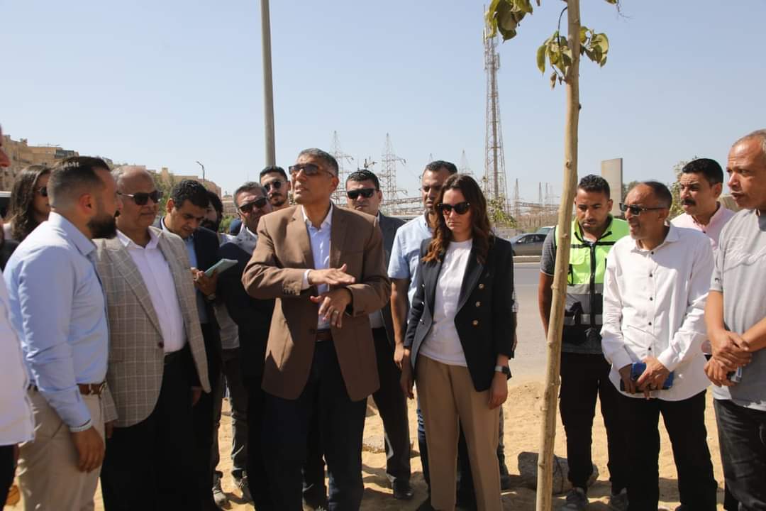 محافظ الجيزة يتفقد أعمال التطوير بمحيط المتحف المصرى الكبير