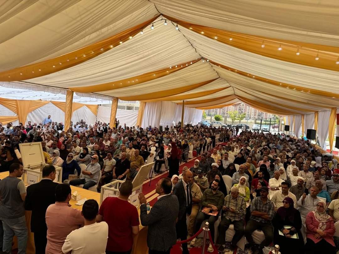 إجراء القرعة العلنية اليدوية الـ6 لتسكين حائزي قطع الأراضى بالمناطق المضافة للعبور الجديدة