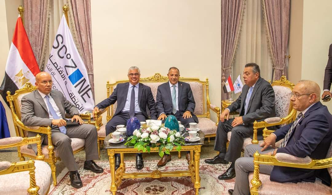 رئيس اقتصادية قناة السويس يستقبل محافظ بورسعيد ووفد مجلس النواب والشيوخ