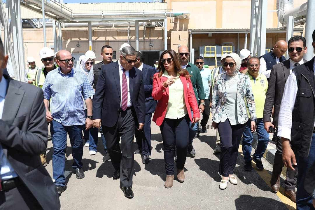 وزيرة التنمية المحلية اطمأنت على الموقف التنفيذى لمشروعى الاستراتيجية المتكاملة لإدارة مياه الأمطار ومحطة التنقية الشرقية بالإسكندرية 