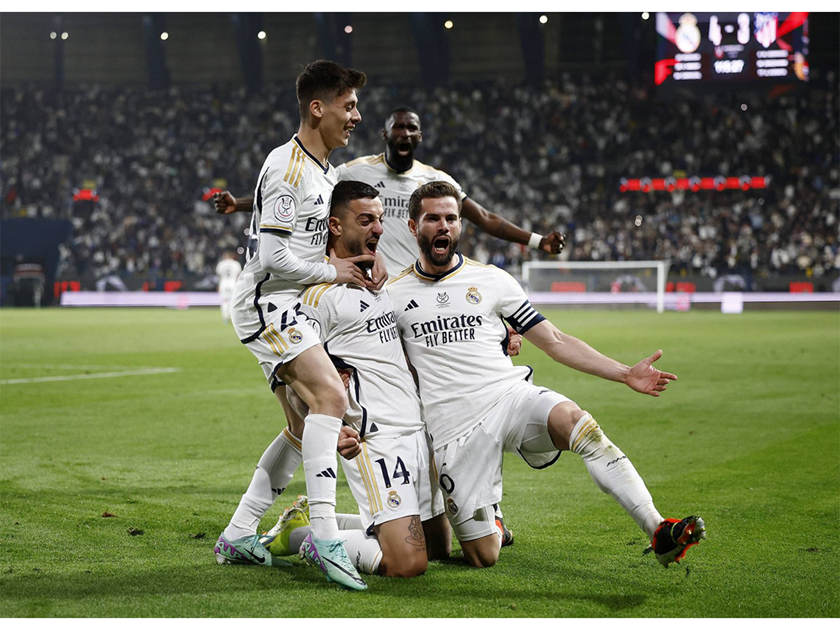 ريال مدريد الإسباني يواجه أتالانتا الإيطالي غدا .. في كأس السوبر الأوروبي