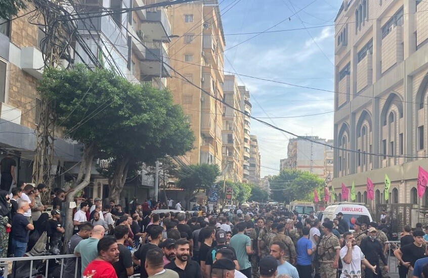 لقطات مصورة مرعبة للغارات الجوية الإسرائيلية على الضاحية الجنوبية فى بيروت