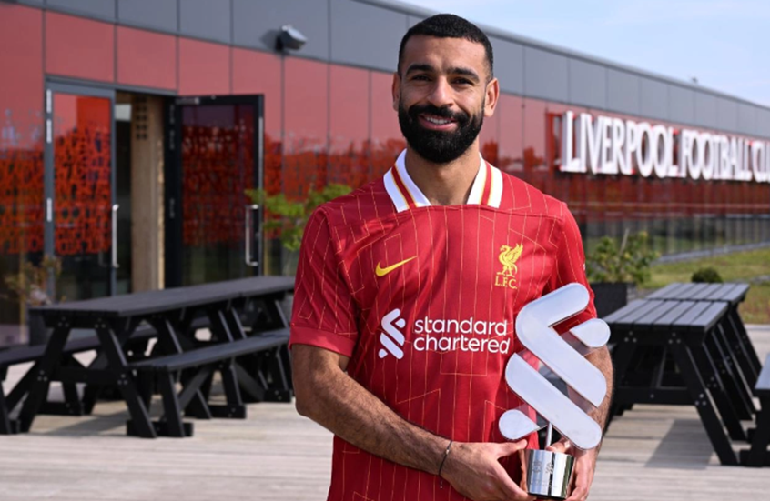 صلاح.. سعيد بجائزة أفضل لاعب في ليفربول عن شهر أغسطس