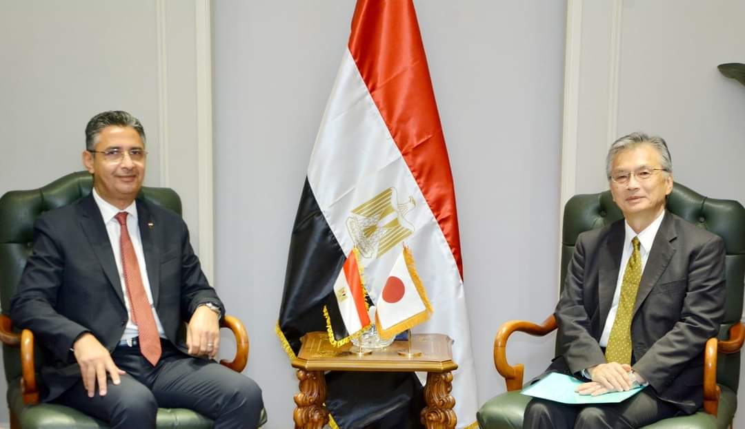 وزير التموين يبحث مع سفير اليابان مجالات التعاون المشتركة