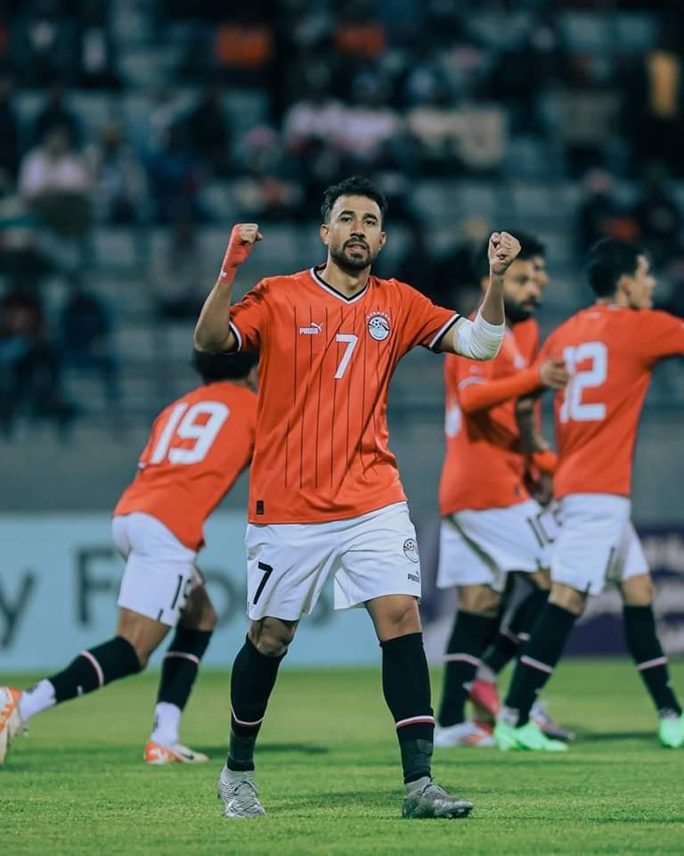 مصر تتقدم على بوتسوانا 2-0 فى الشوط الأول 