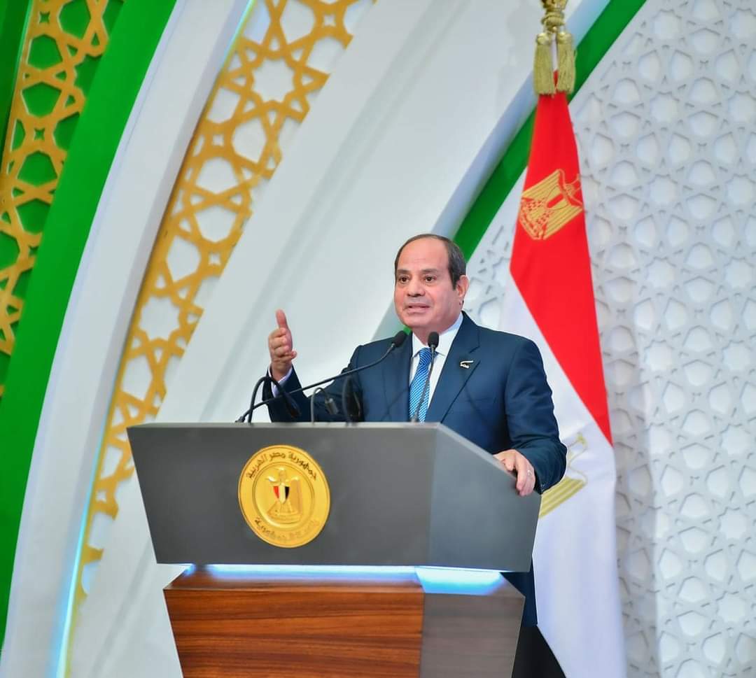 الرئيس : ميلاد المصطفى صلى الله عليه وسلم .. إحياء للإنسانية وتكريم لها