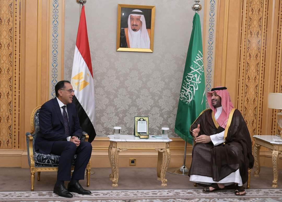 ولي العهد السعودى يبحث مع رئيس الوزراء ملفات التعاون ذات الاهتمام المشترك