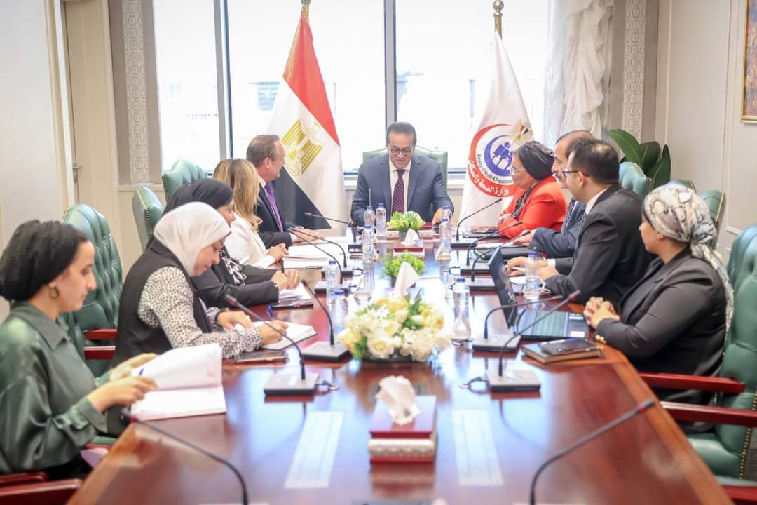وزير الصحة يبحث مع ممثل منظمة الأمم المتحدة للسكان (UNFPA) التعاون المشترك