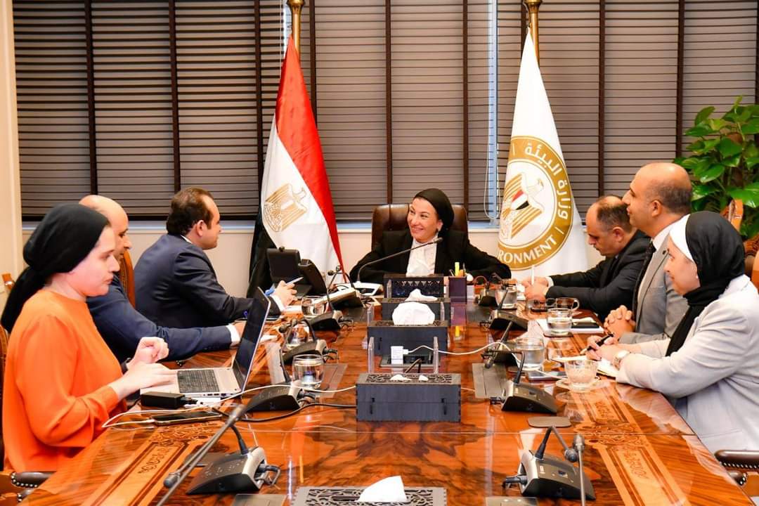ياسمين فؤاد تبحث مع أمين لجنة البيئة بحزب مستقبل وطن مواجهة ظاهرة السحابة السوداء