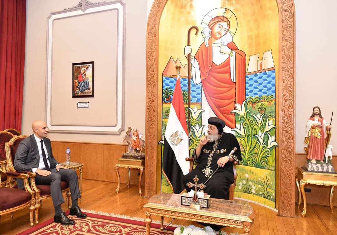 البابا تواضروس يبحث مع وزير التعليم التعاون فى وضع القيم والمبادئ المشتركة ضمن مناهج التربية الدينية