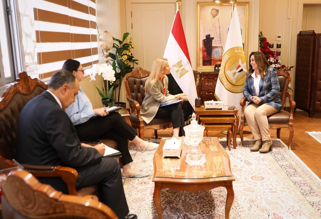 وزيرة التنمية المحلية تبحث مع مديرة مكتب اليونسكو الإقليمى بالقاهرة مجالات التعاون المشترك