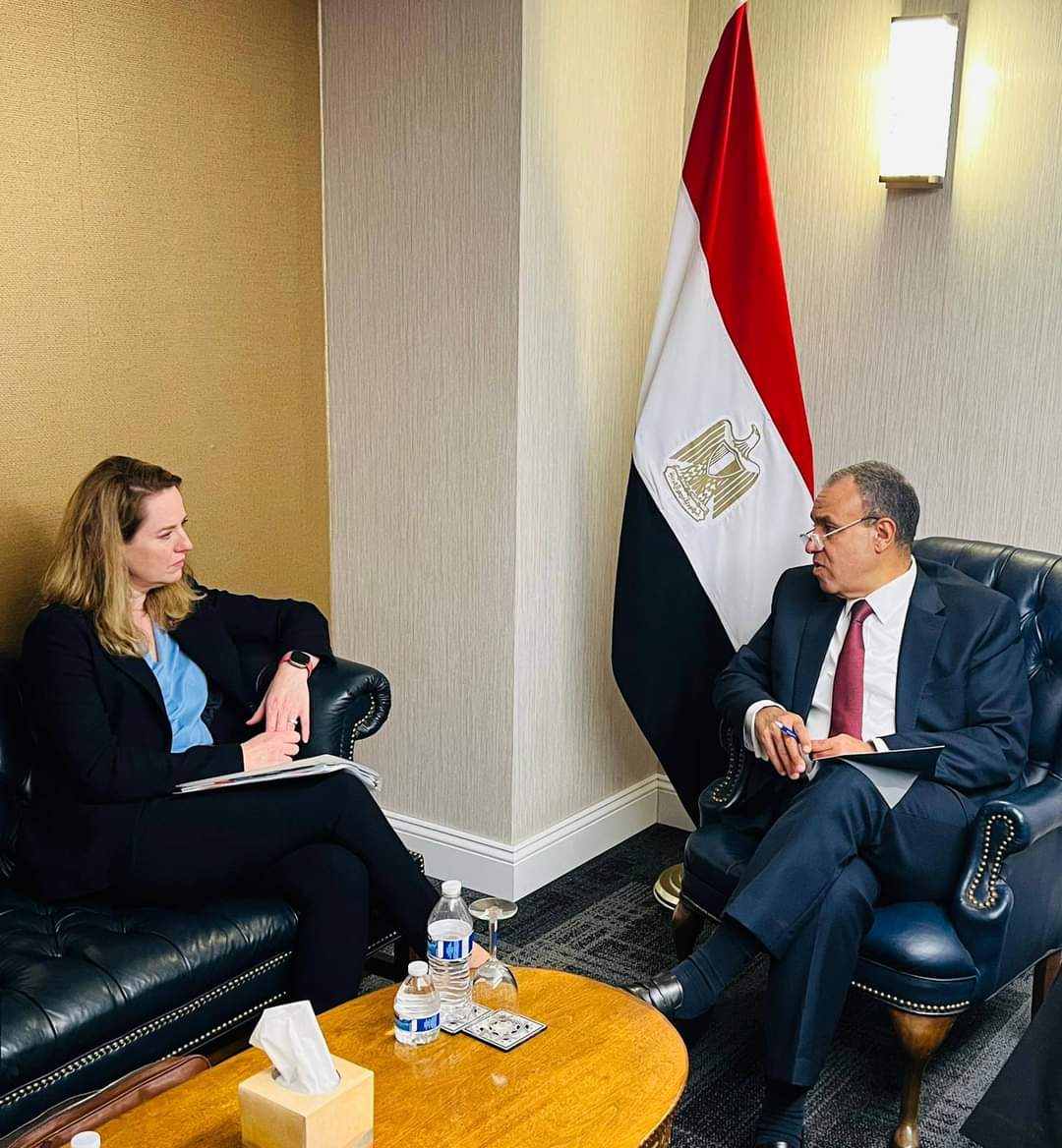 وزير الخارجية يلتقى بالمديرة العامة للمنظمة الدولية للهجرة