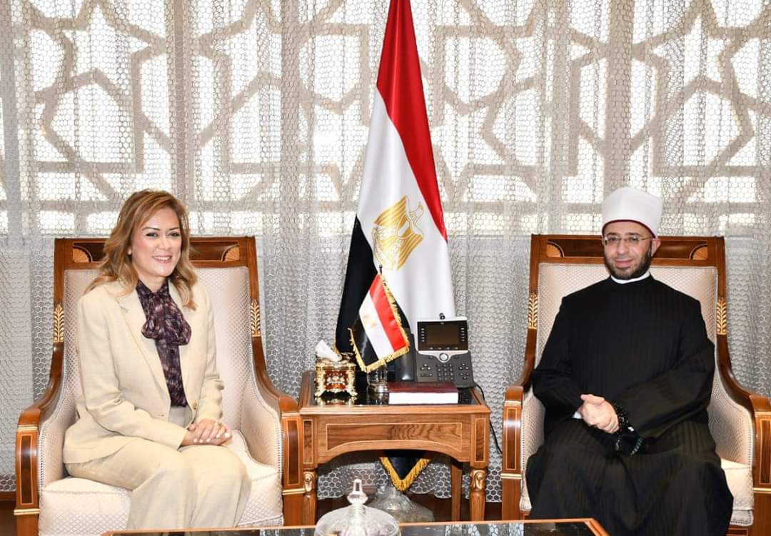 وزير الأوقاف يلتقى المدير التنفيذى للأكاديمية الوطنية للتدريب 