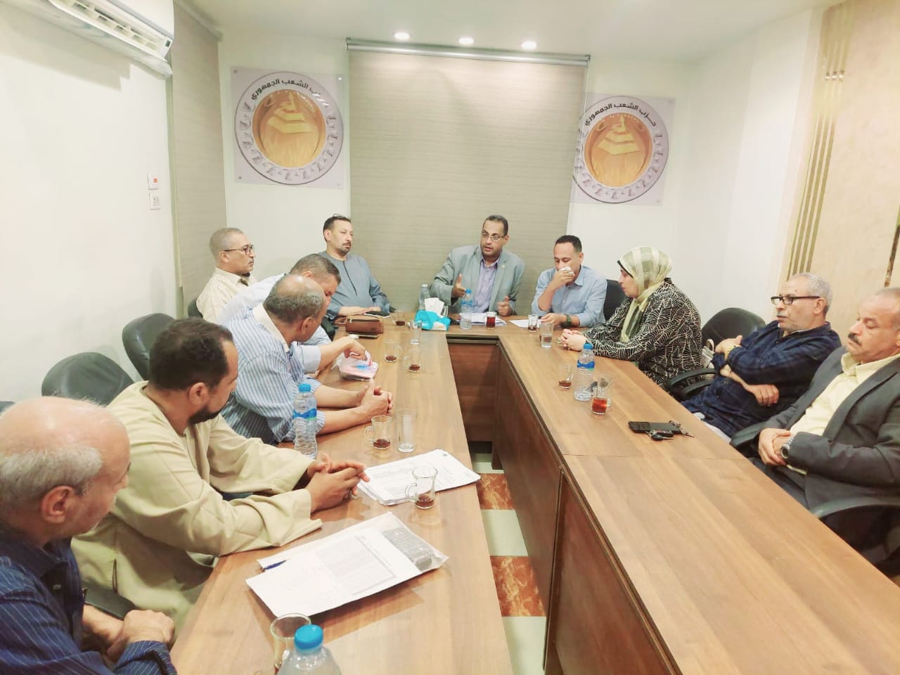 أمانة العمال بالشعب الجمهورى بقنا تعقد اجتماعها التنظيمى الأول