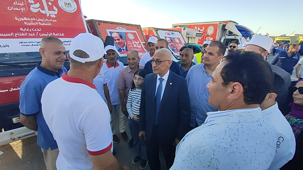 محافظ شمال سيناء يشهد إنطلاق مبادرة "بداية جديدة لبناء الإنسان"