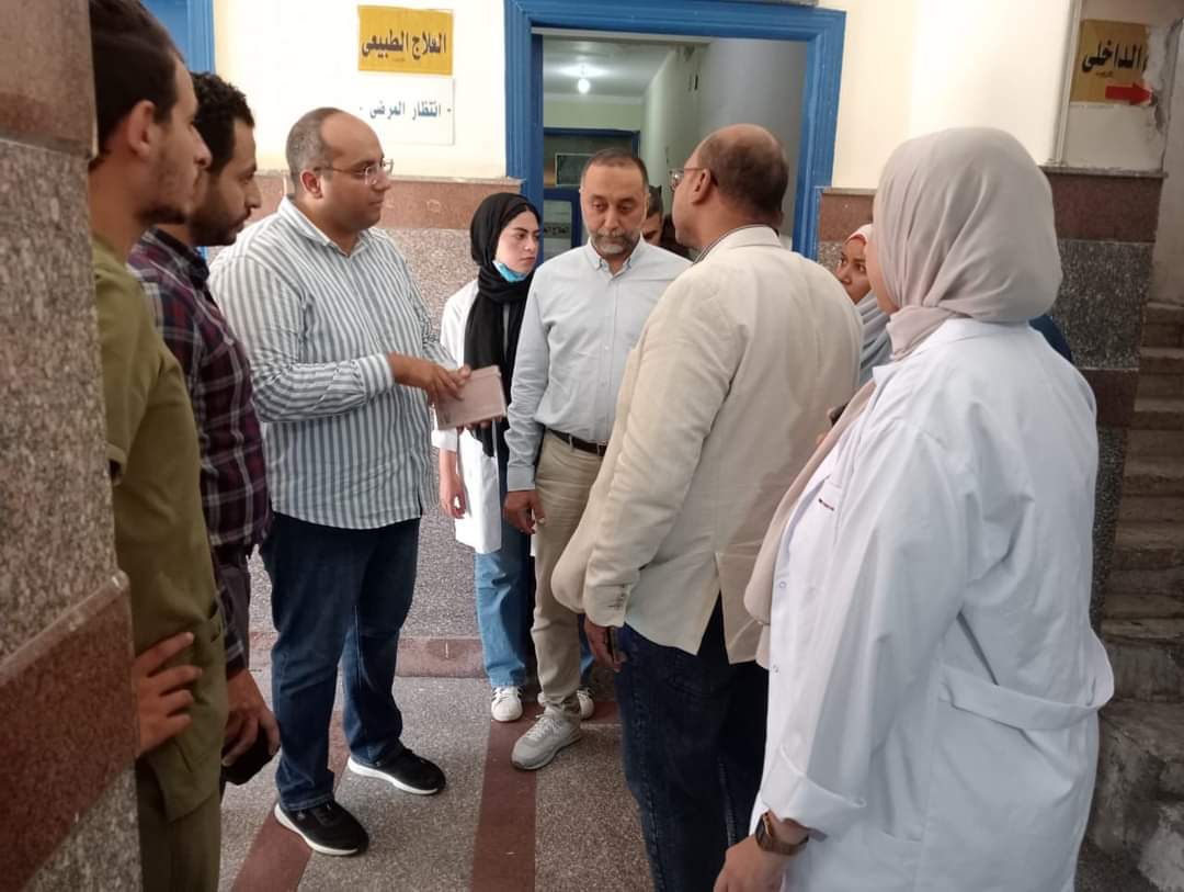 الصحة : فريق الحوكمة والمراجعة الداخلية يتفقد مستشفى سفاجا المركزى