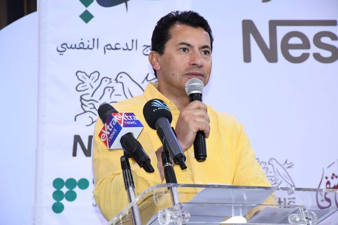 وزير الشباب يشهد انطلاق المعسكر الأول لمبادرة "أطفالنا حياة" 