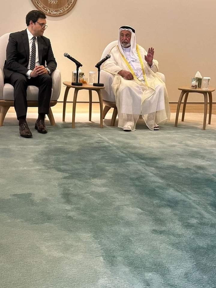 حاكم الشارقة يوجه الشكر للرئيس السيسى