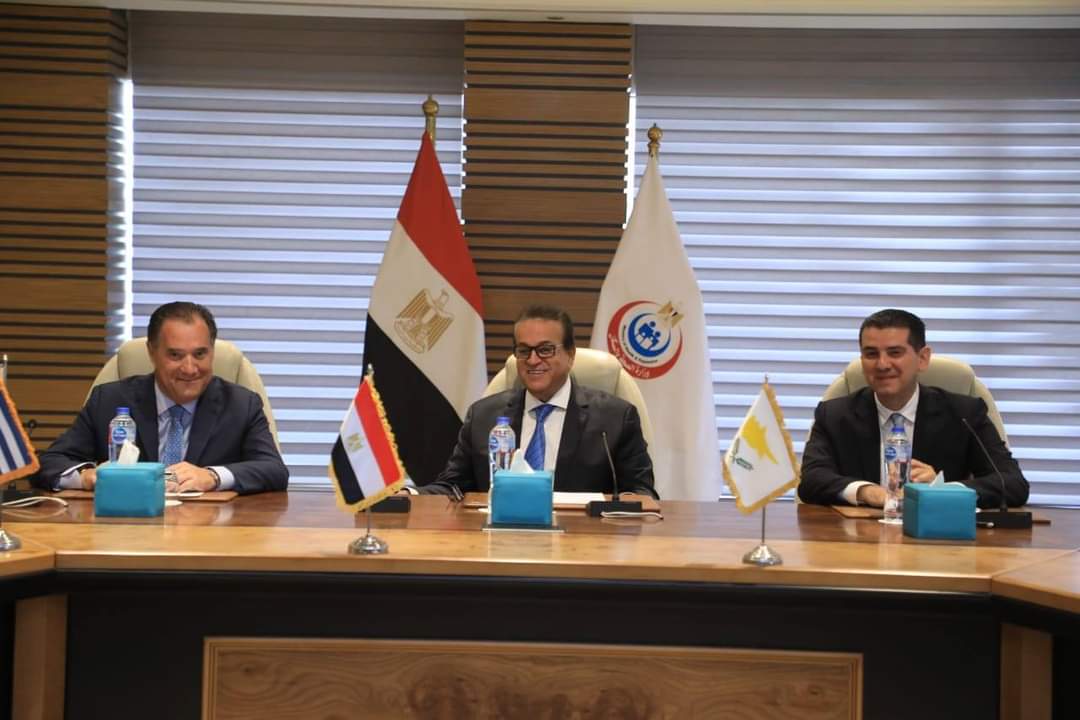 عبد الغفار بحث مع وزيرى صحة قبرص واليونان تعزيز التعاون