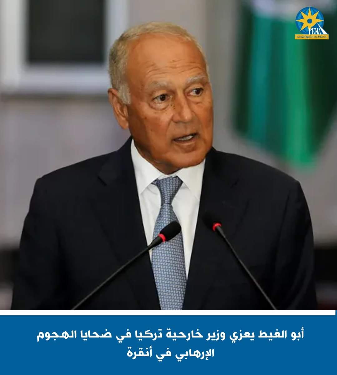 أبو الغيط يعزي وزير خارحية تركيا في ضحايا الهجوم الإرهابي في أنقرة