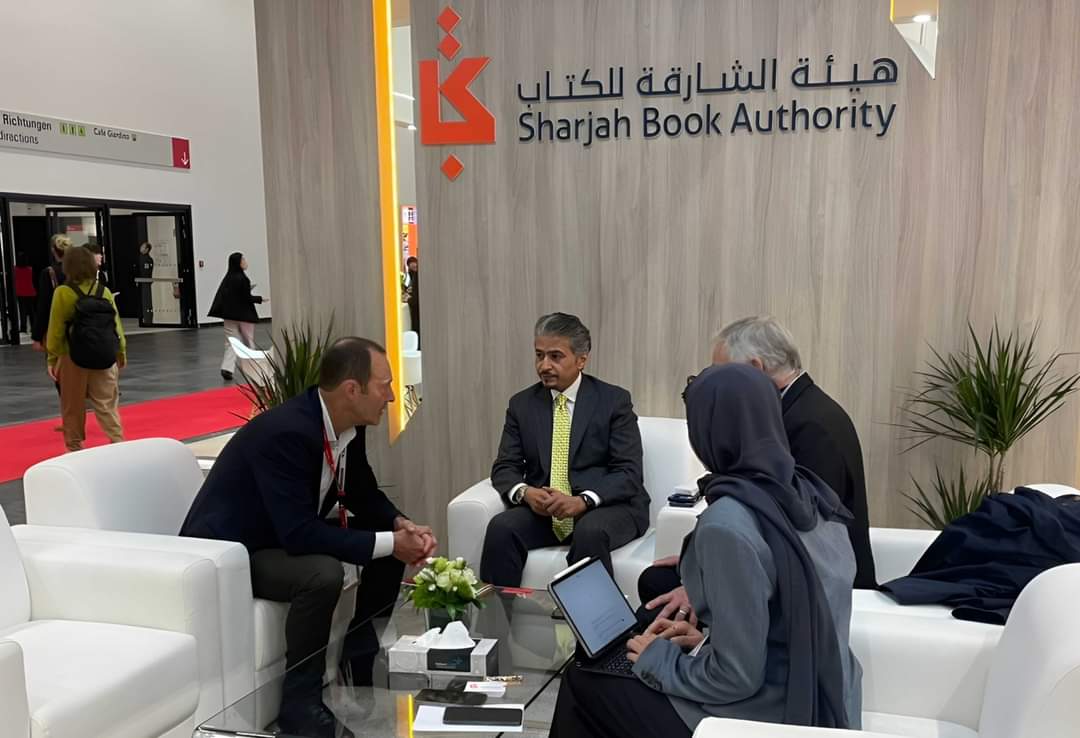 الشارقة للكتاب" تعزز أفق التعاون في صناعة النشر العالمية فى "فرانكفورت الدولى للكتاب