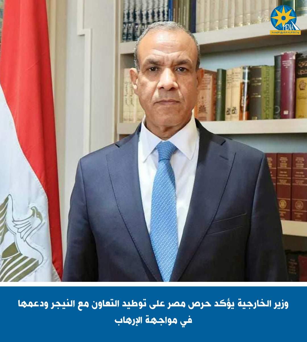 وزير الخارجية :دعم مصرى للنيجر فى مواجهة الإرهاب