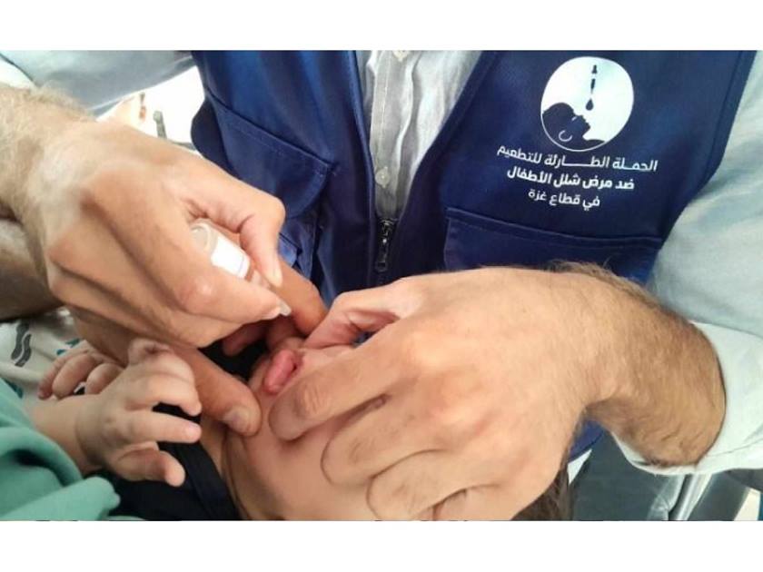 بدء تطعيم 640 ألف طفل ضد شلل الأطفال في غزة .. منتصف أكتوبر