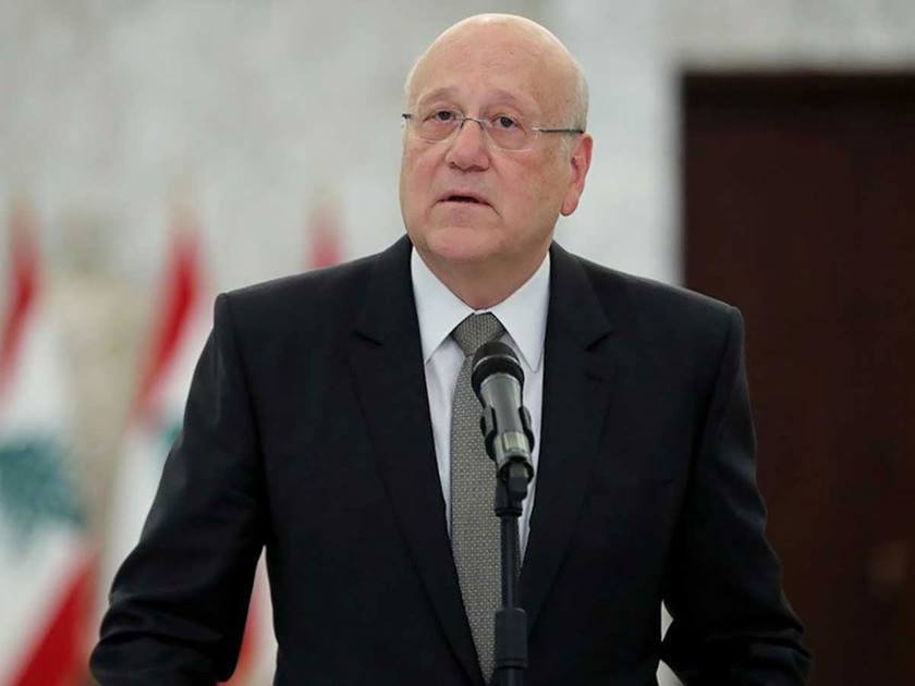 ميقاتي:  لبنان بحاجة إلى أكثر من 400 مليون دولار .. لإيواء النازحين خلال الثلاثة أشهر المقبلة