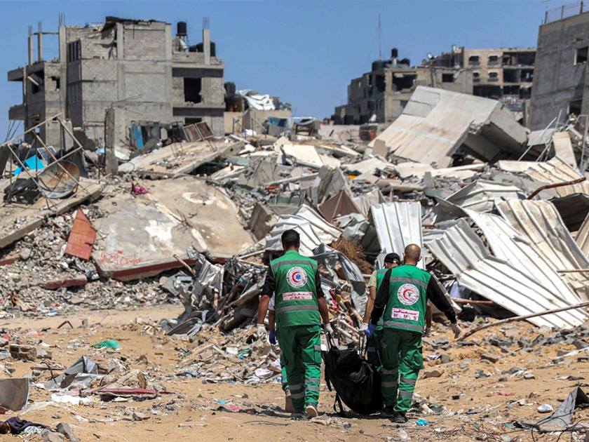 ارتفاع حصيلة الشهداء في قطاع غزة .. إلى 41,909 منذ بدء العدوان الإسرائيلي