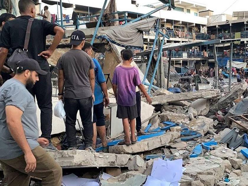 25 شهيدا و150 جريحا .. في مجزرة إسرائيلية جديدة بمدرسة نازحين في جباليا