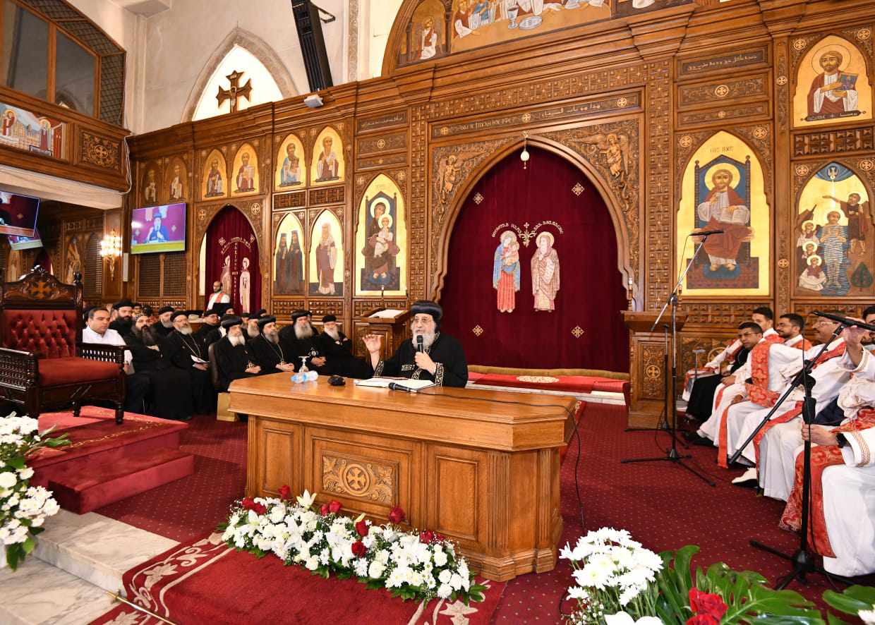 البابا تواضروس يهنئ الشعب بانتصارات أكتوبر ويؤكد : نصلى من أجل سلامة بلادنا ومنطقة الشرق الأوسط
