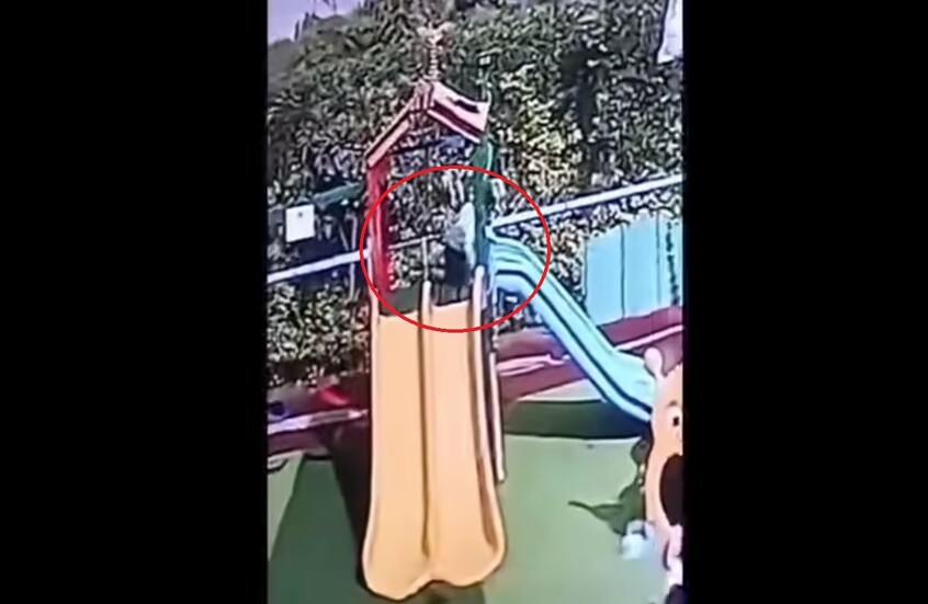 واقعة مثيرة لطفل بحضانة فى حدائق حلوان