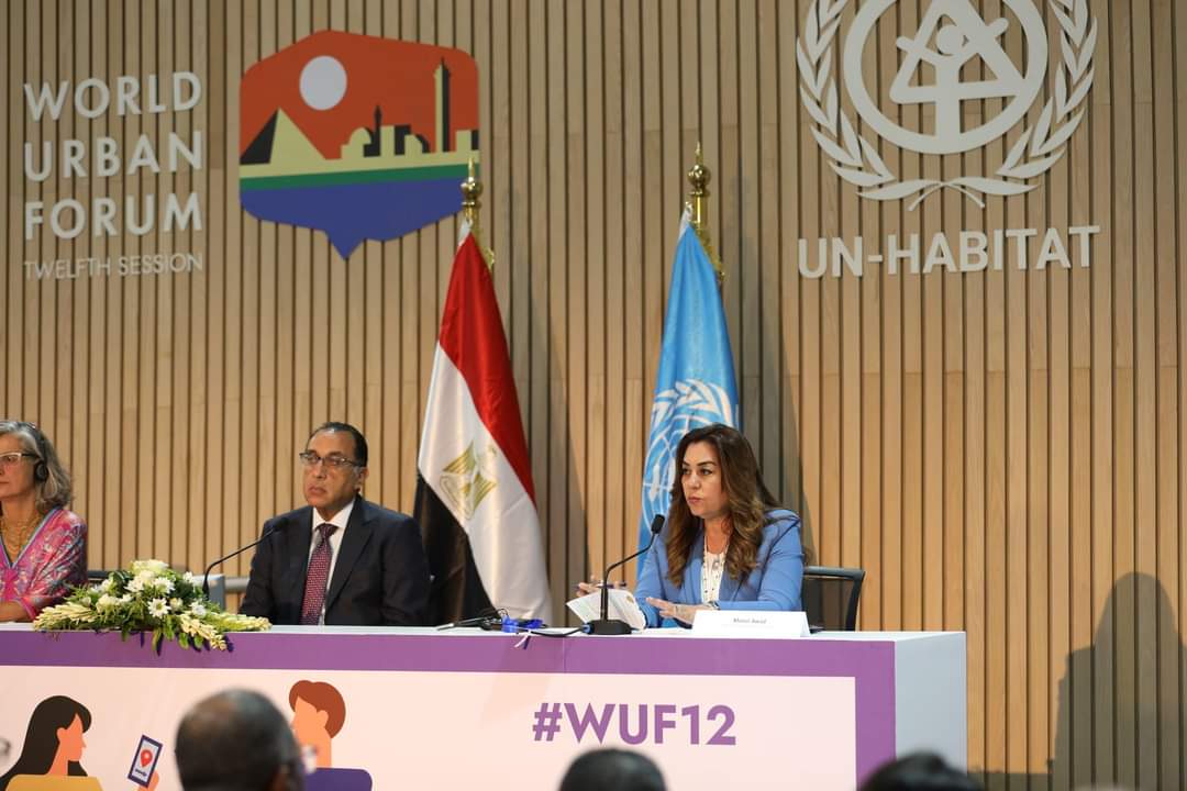 وزيرة التنمية المحلية : المنتدى الحضرى العالمى فرصة لوضع حلول وسياسات فعالة لحل مشكلة تغير المناخ