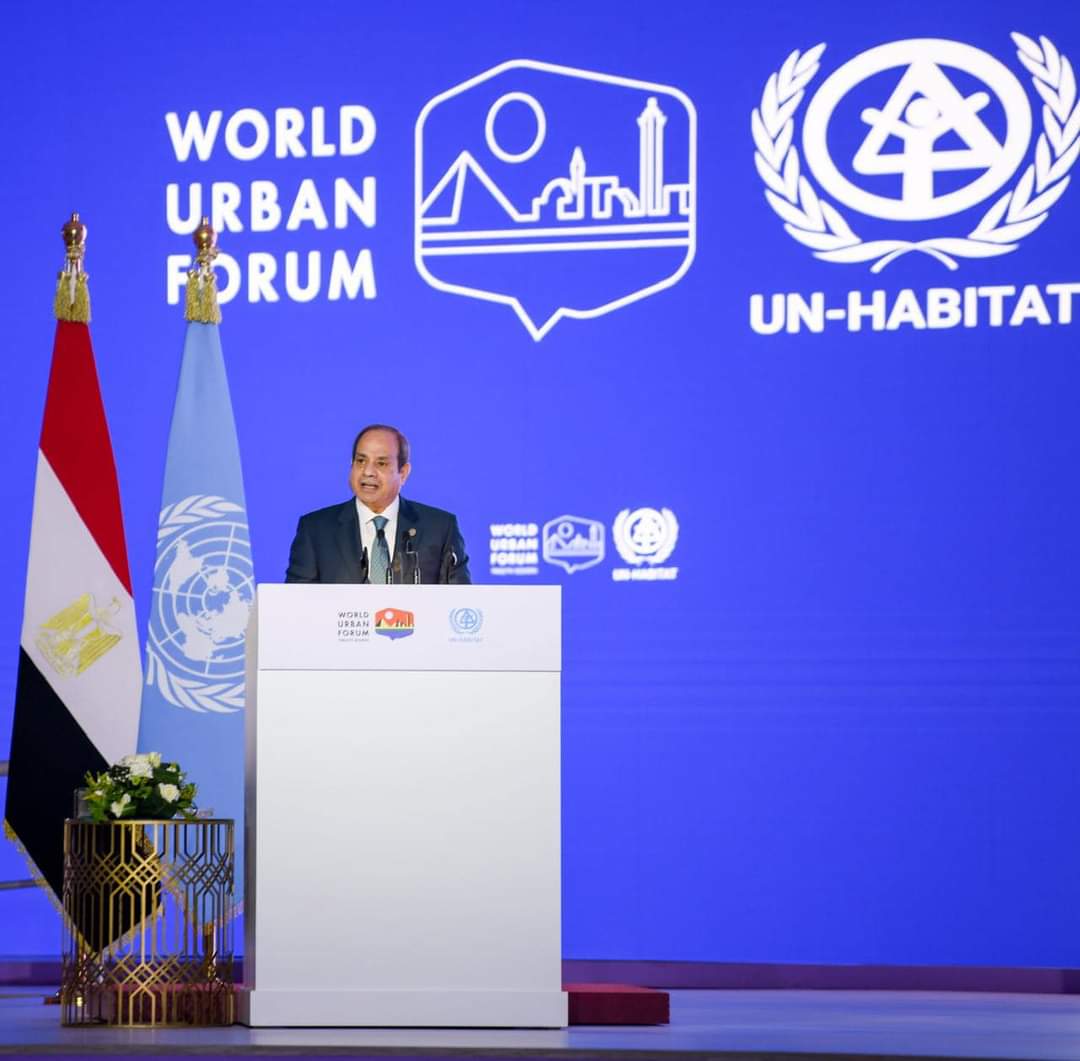 الرئيس : مصر تحمى حق الشعب الفلسطينى المشروع فى إقامة دولته المستقلة على خطوط الرابع من يونيو 1967