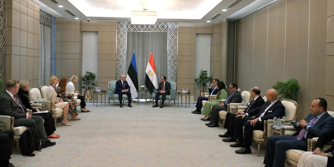 رئيس الوزراء يلتقى رئيس جمهورية إستونيا