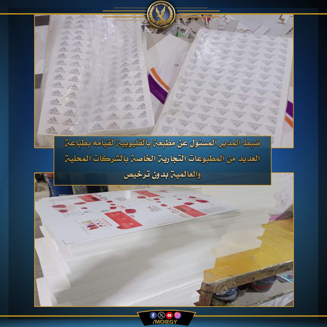 مطبعة القليوبية.. تعدت على الحقوق المادية والأدبية