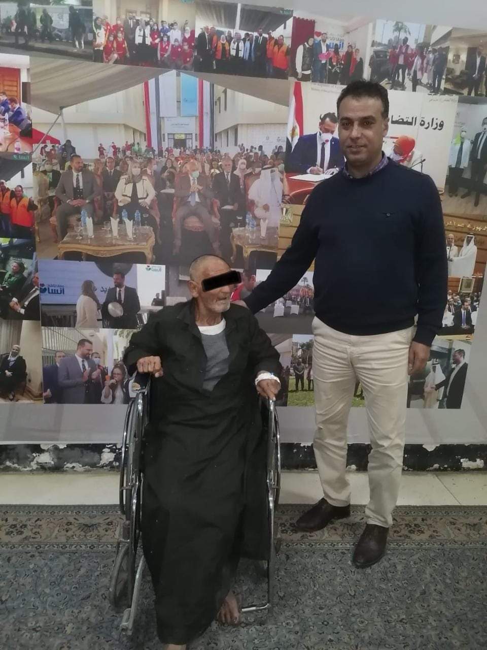 إنقاذ مُسن بلا مأوى ونقله إحدى دور الرعاية الاجتماعية