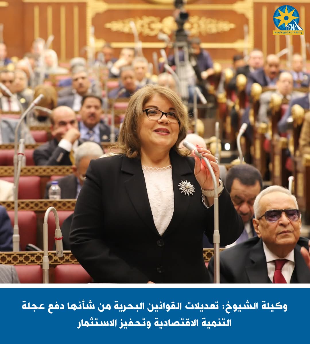وكيلة الشيوخ: تعديلات القوانين البحرية تدفع عجلة التنمية الاقتصادية وتحفيز الاستثمار