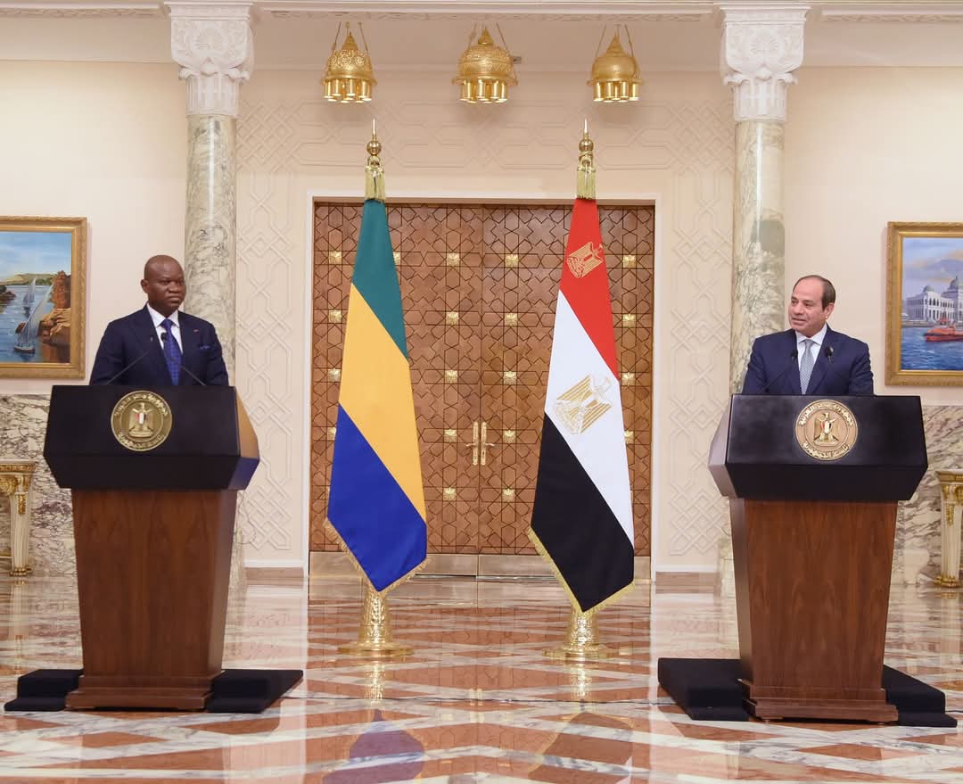 الرئيس: تعزيز التعاون مع الجابون فى مجالات الزراعة والطاقة المتجددة والصناعة والنقل