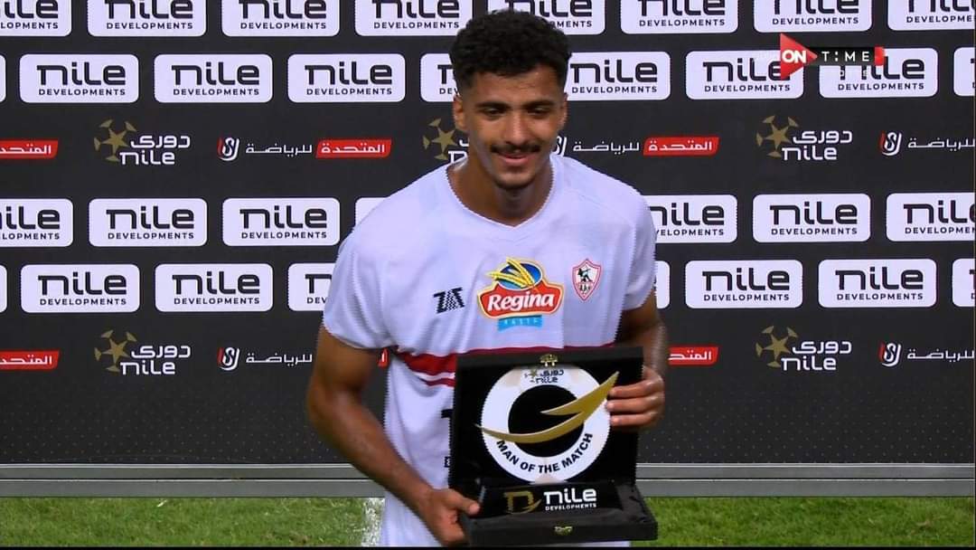 حسام عبد المجيد.. أفضل لاعب فى مباراة الزمالك وسموحة
