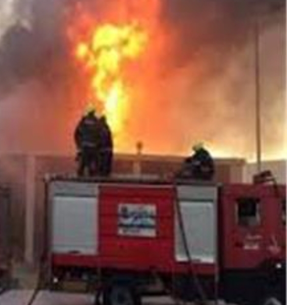 السيطرة على حريق في مطعم بالمنيا