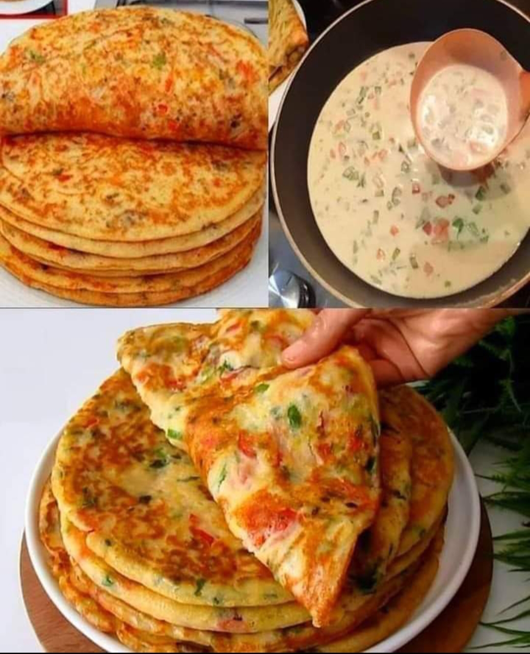 فطائر الطاسة السريعة .. بدون فرن